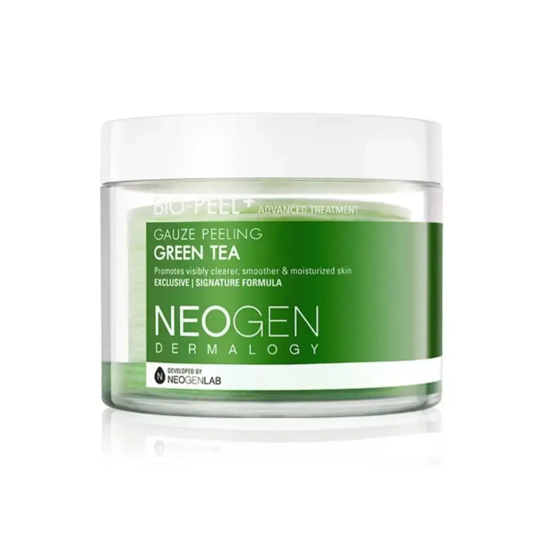 Best Korean skincare exfoliator- NEOGEN Bio-Peel Gauze Peeling- Green Tea​